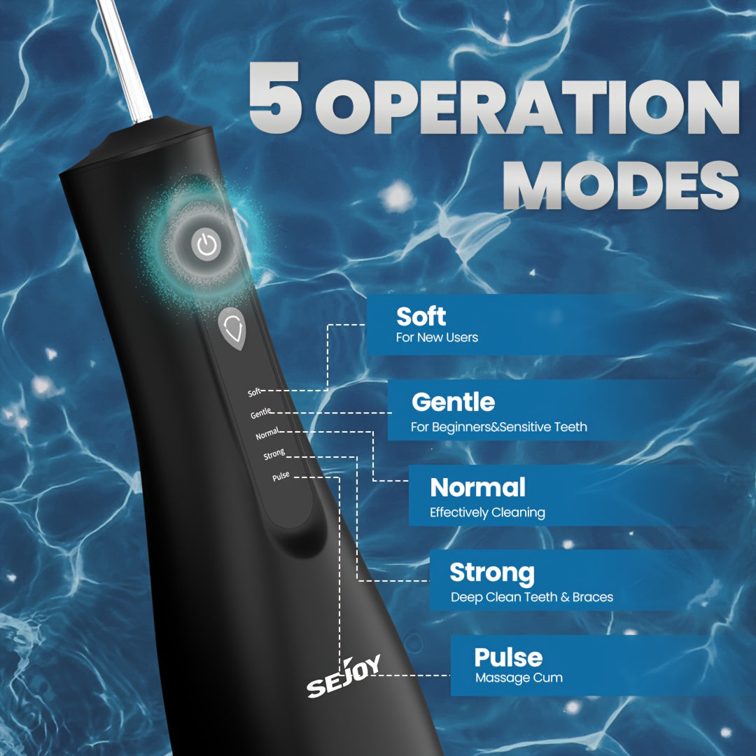 Cordless Portable Rechargeable Water Dental Flosser