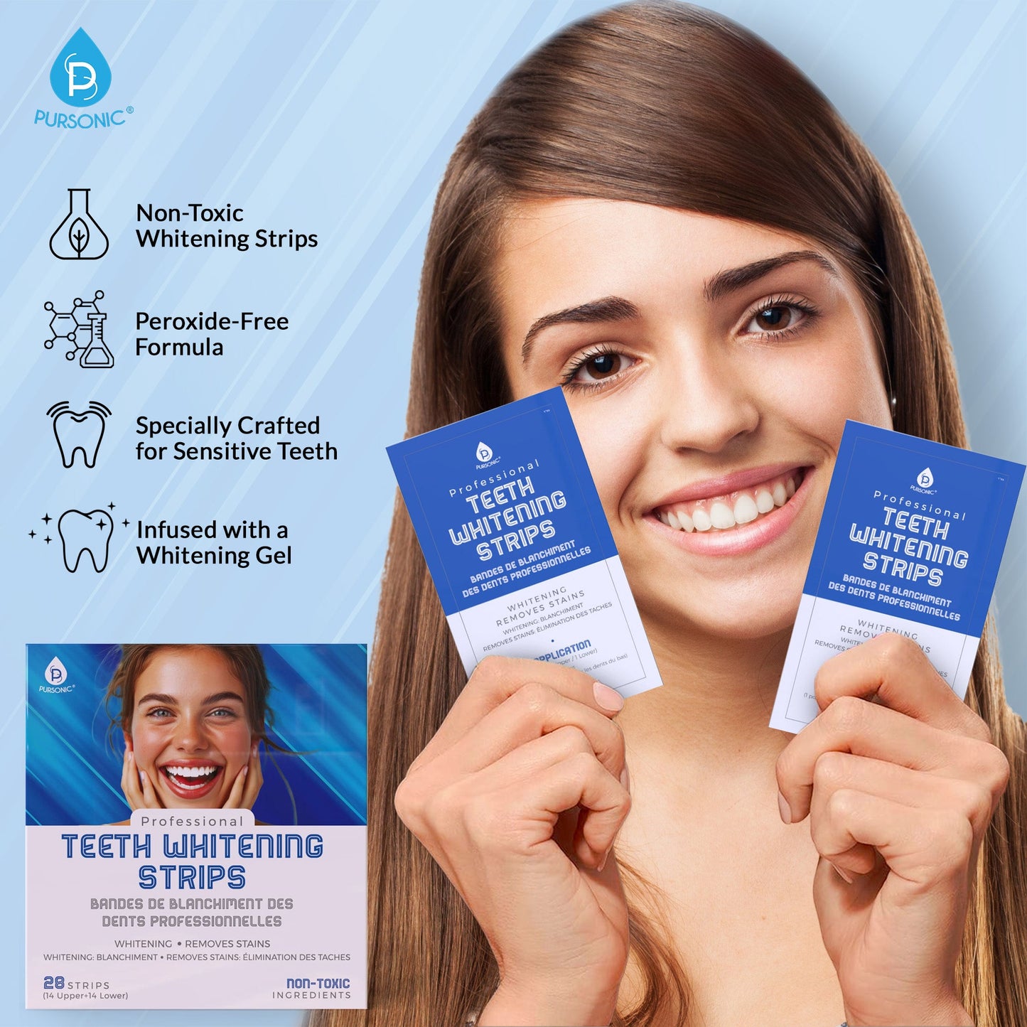 Professional Teeth Whitening Strips